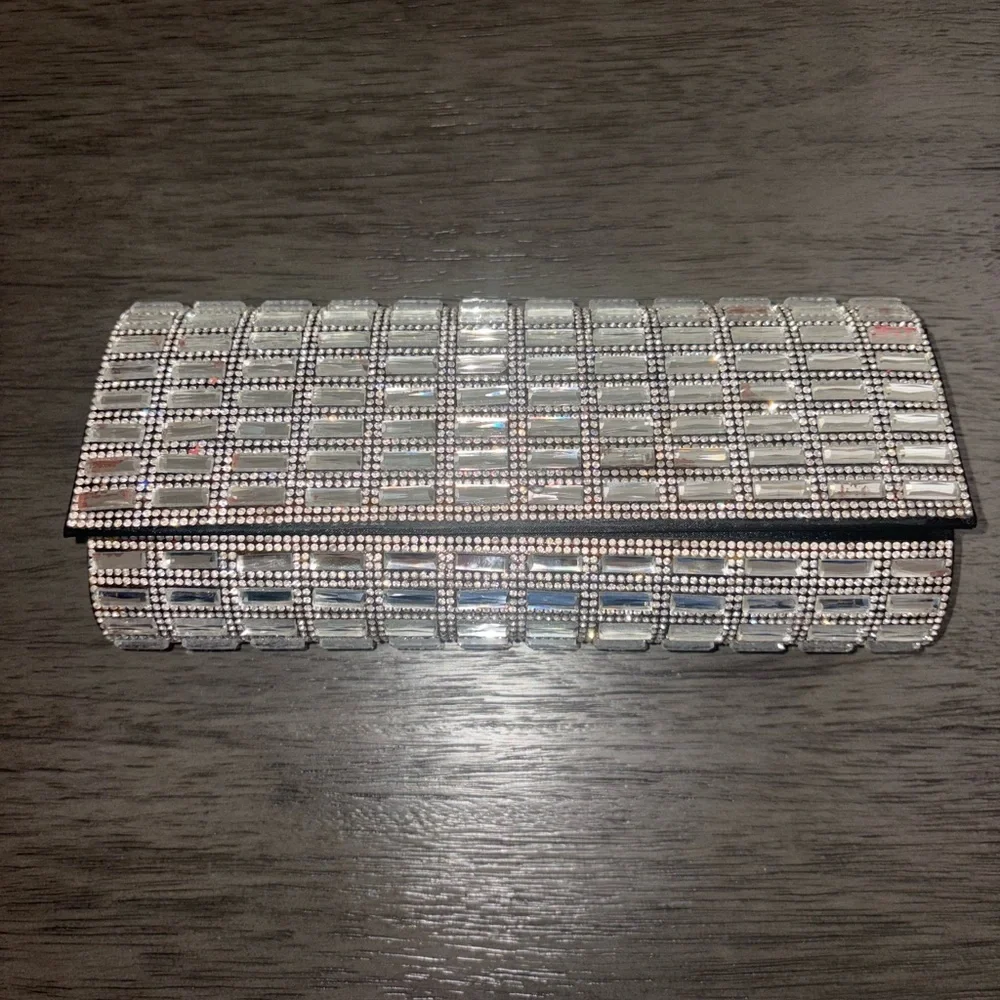 Designer Rhinestone Clutch - Picture 2 of 7